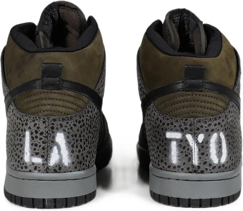 SWJP x Nike Dunk High sneakers met stencil-print Groen - Foto 3