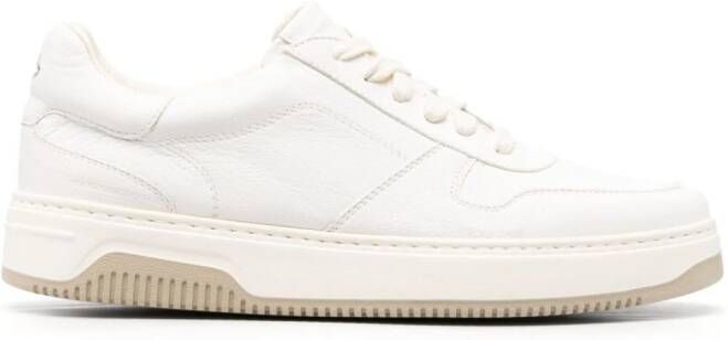 Tagliatore Buck leren sneakers Wit