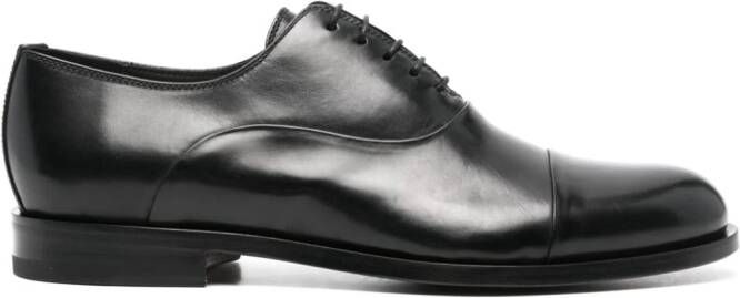 Tagliatore leather oxford shoes Zwart