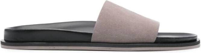 Tagliatore Leren sandalen met voorgevormd voetbed Grijs