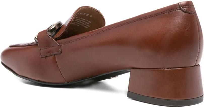 TAMARIS 5 mm 3Trotteurs loafers met blokhak en kettingdetail Bruin - Foto 3