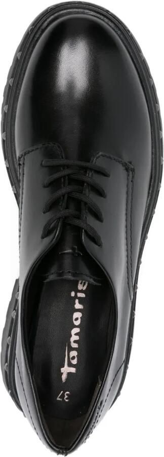 TAMARIS 50 mm derby veterschoenen met studs Zwart - Foto 4