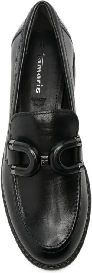 TAMARIS Loafers met chunky zool en gespdetail Zwart - Foto 4