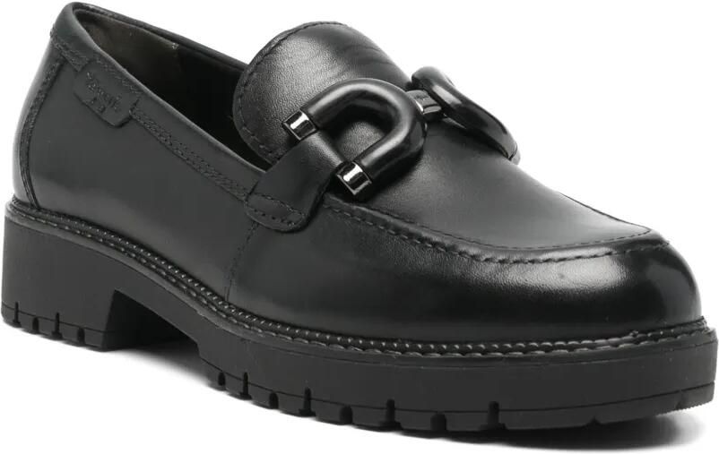 TAMARIS Loafers met chunky zool en gespdetail Zwart - Foto 2