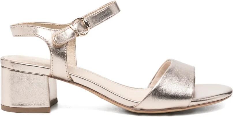 TAMARIS Metallic sandalen met blokhak Roze