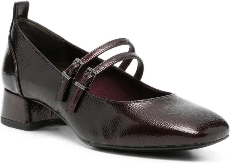 TAMARIS Pumps met blokhak en gespbandje Rood - Foto 2