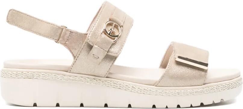 TAMARIS Sandalen met metallic-effect Beige - Foto 1