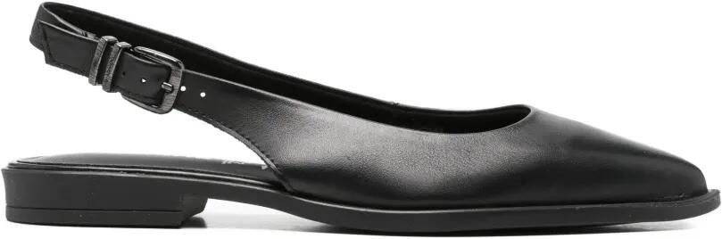 TAMARIS Slingback ballerina's Zwart