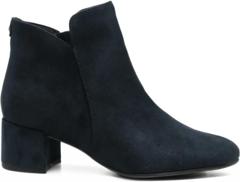 TAMARIS Suède enkellaarzen Blauw