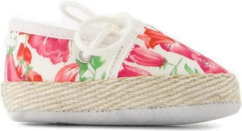 Tartine Et Chocolat Ballerina's met bloe print Rood