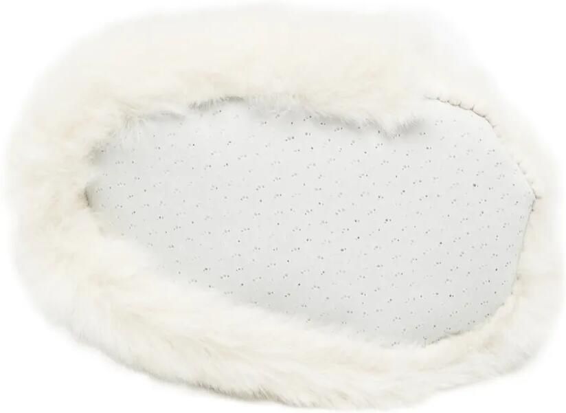 Tartine Et Chocolat faux-fur trim wool crib shoes Beige - Foto 4