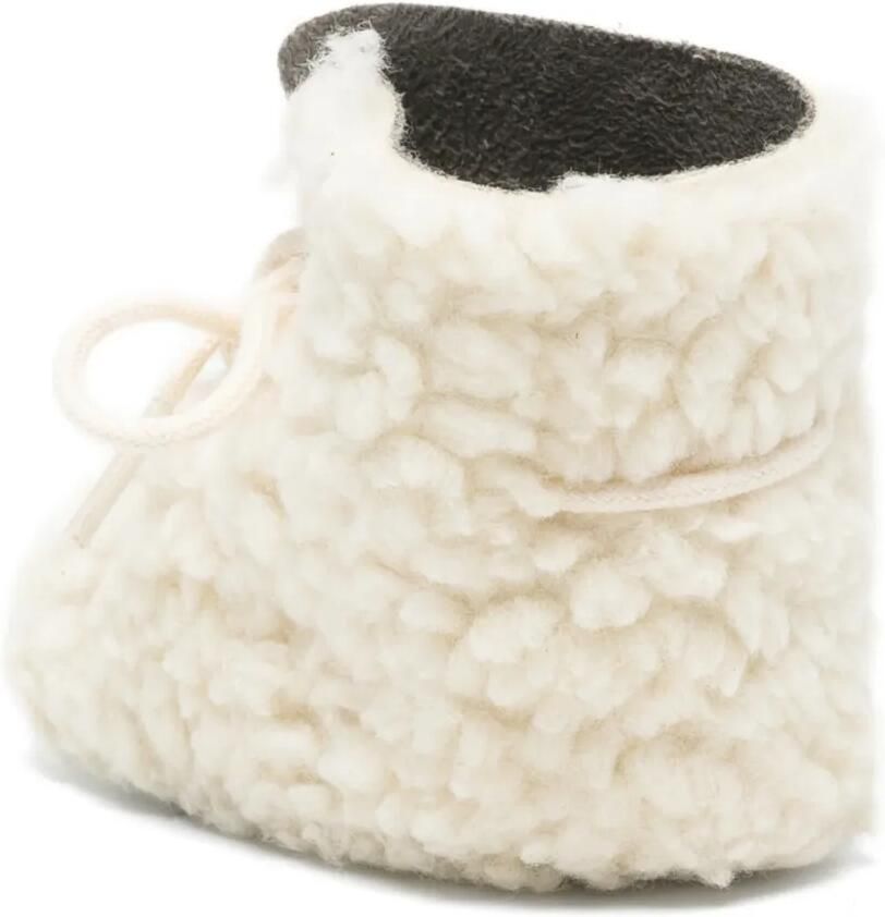 Tartine Et Chocolat shearling-effect wool crib shoes Beige - Foto 2