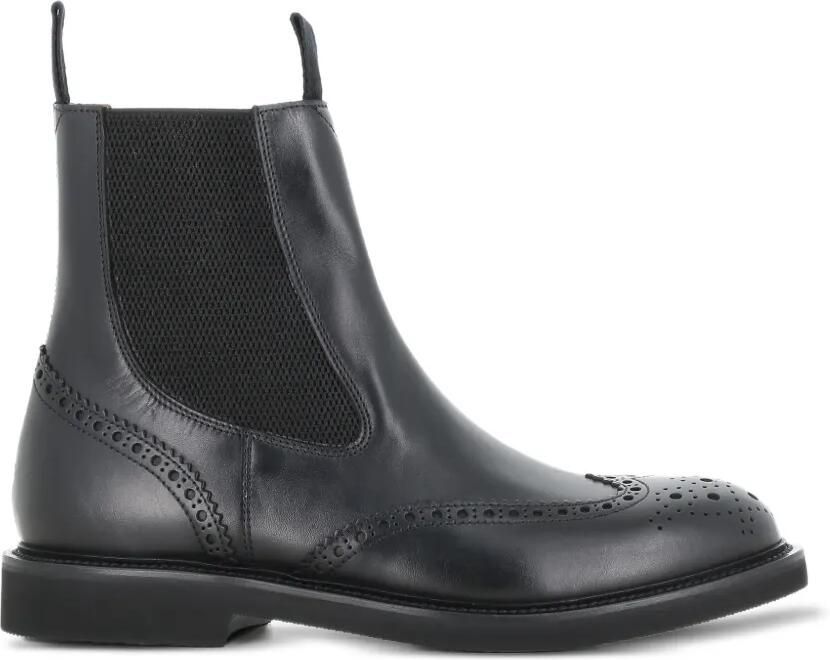Tassinari Brogue Chelsea-laarzen Zwart