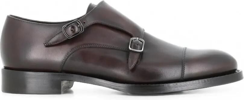 Tassinari Gespschoenen met dubbel bandje Bruin