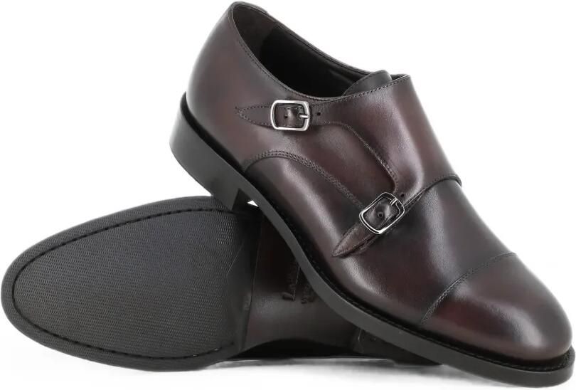Tassinari Gespschoenen met dubbel bandje Bruin - Foto 2