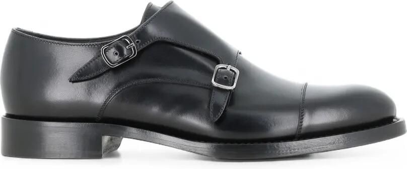 Tassinari Gespschoenen met dubbel bandje Zwart