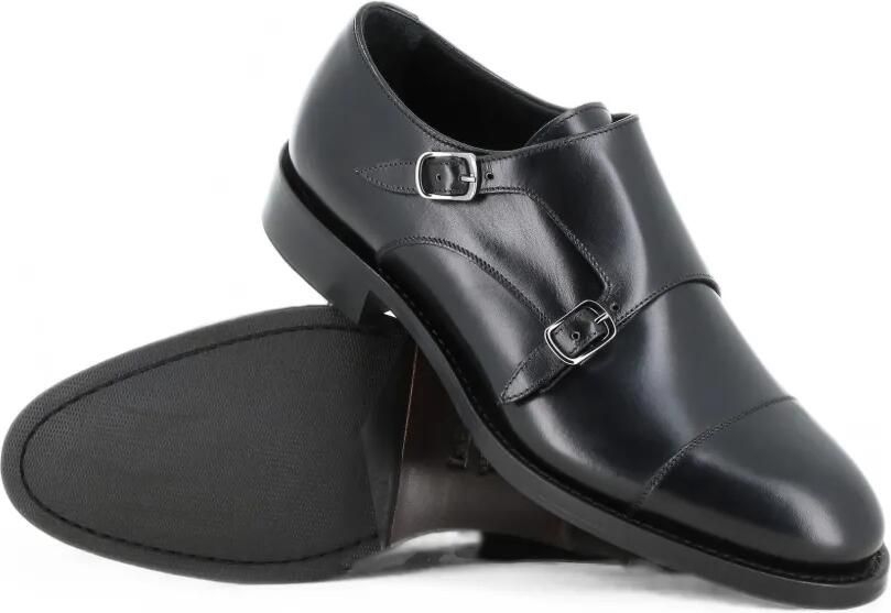 Tassinari Gespschoenen met dubbel bandje Zwart - Foto 2