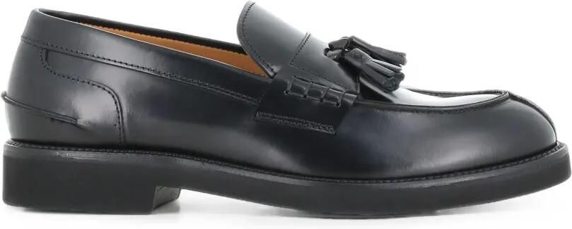 Tassinari Leren loafers met kwastjes Zwart