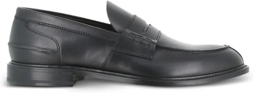 Tassinari Leren penny loafers Zwart