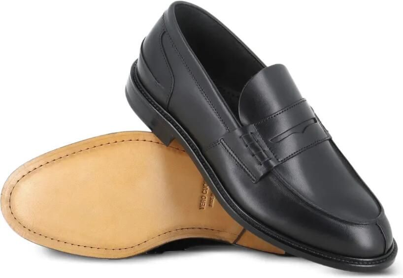 Tassinari Leren penny loafers Zwart - Foto 2
