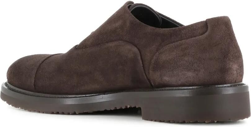 Tassinari Suède Oxford schoenen met kapneus Bruin - Foto 4