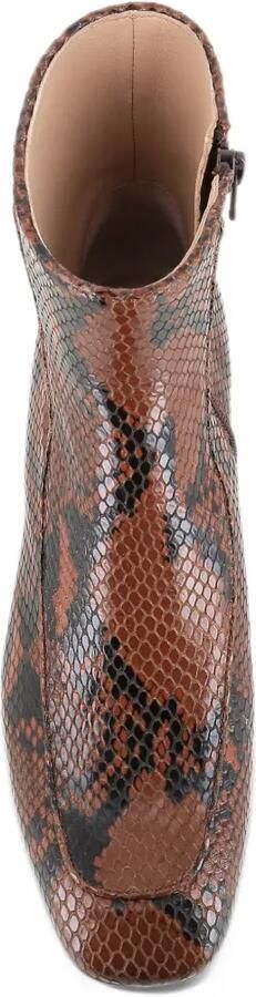 Tassinari Wanda snake-effect leather ankle boots Bruin - Foto 5