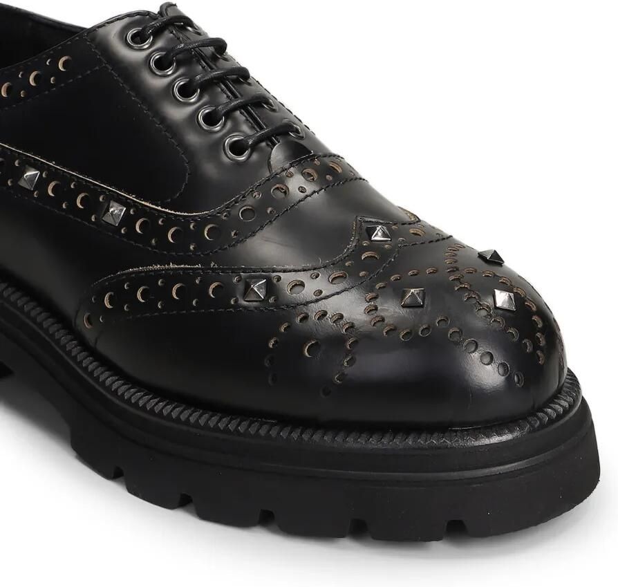 The Antipode Charles brogue schoenen met studs Zwart - Foto 2