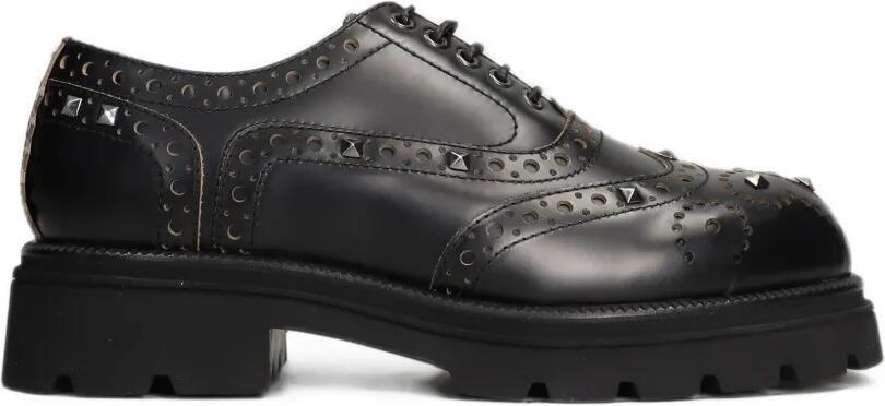 The Antipode Charles brogue schoenen met studs Zwart