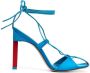 The Attico Adele 105 vetersandalen Blauw - Thumbnail 1