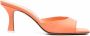 The Attico Anais sandalen met vierkante neus Oranje - Thumbnail 1