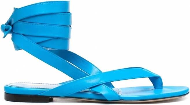 The Attico Beth sandalen Blauw