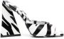 The Attico Devon muiltjes met zebraprint Wit - Thumbnail 1