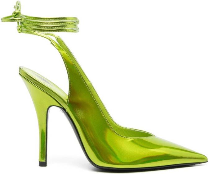 The Attico Holografische pumps Groen