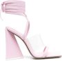 The Attico Isa sandalen met enkelband Roze - Thumbnail 1