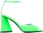 The Attico Piper satijnen sandalen Groen - Thumbnail 1
