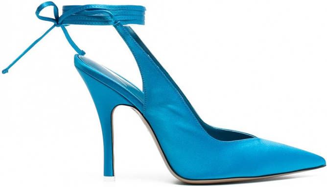 The Attico Pumps met enkelbandje Blauw