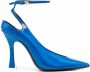 The Attico Slingback pumps met puntige neus Blauw - Thumbnail 1