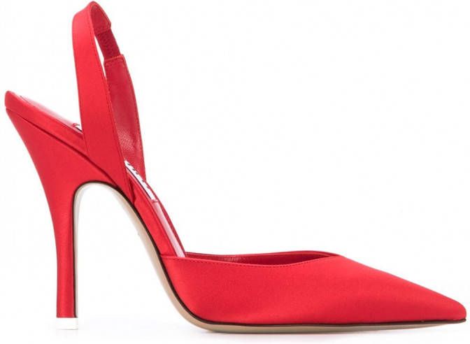 The Attico Slingback pumps Rood