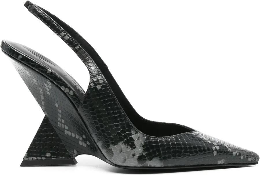 The Attico 105 mm Cheope pumps Zwart