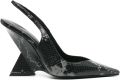 The Attico 105 mm Cheope pumps Zwart - Zwart