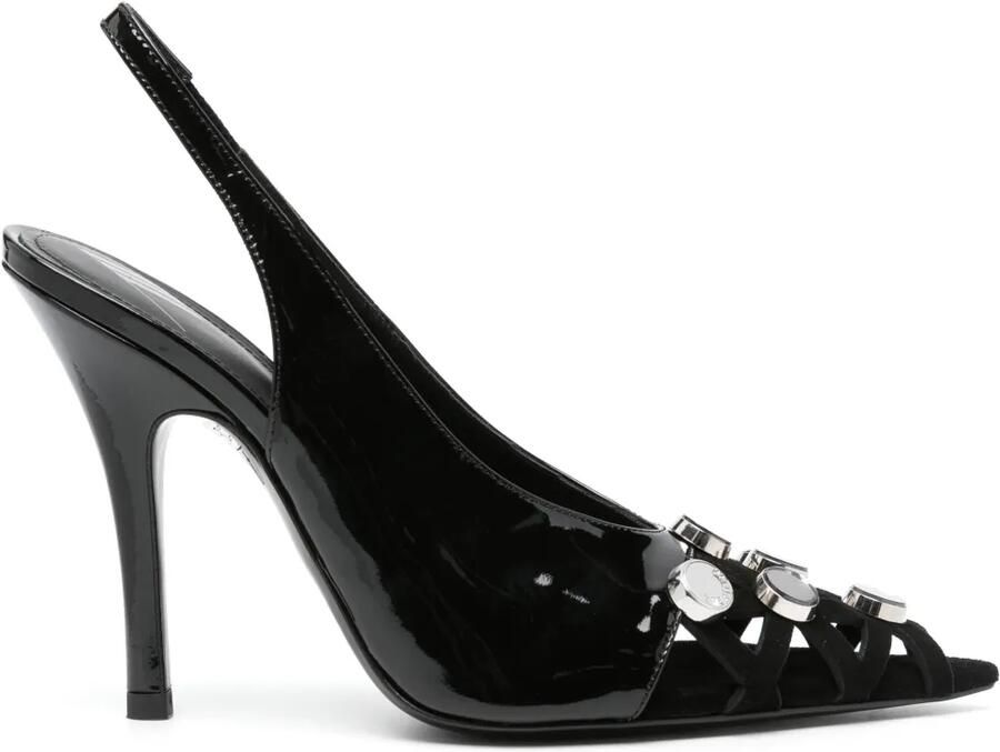 The Attico 110 mm Fiona pumps Zwart