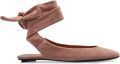 The Attico Cloe ballerina's Bruin - Bruin