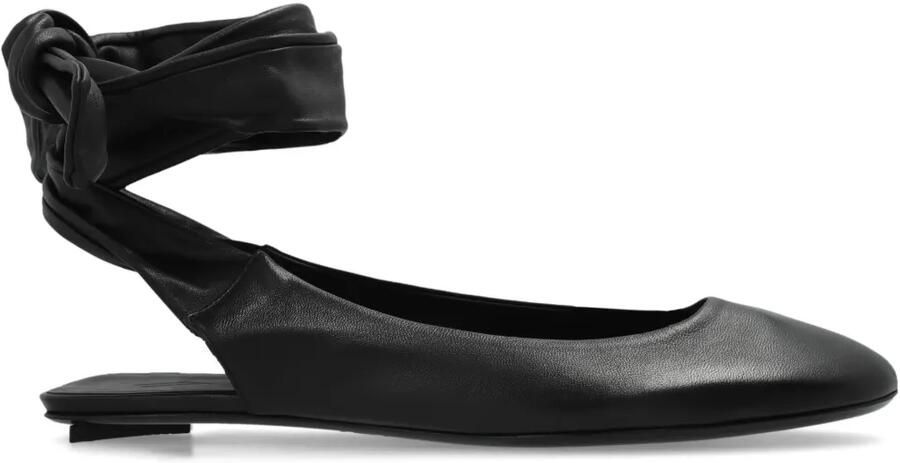 The Attico Cloe ballerina's Zwart
