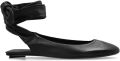The Attico Cloe ballerina's Zwart - Zwart