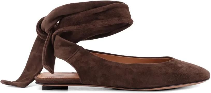 The Attico Cloe platte muiltjes Bruin