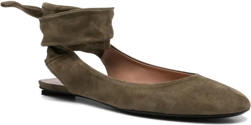 The Attico Cloe pumps met striksluiting Groen - Foto 3