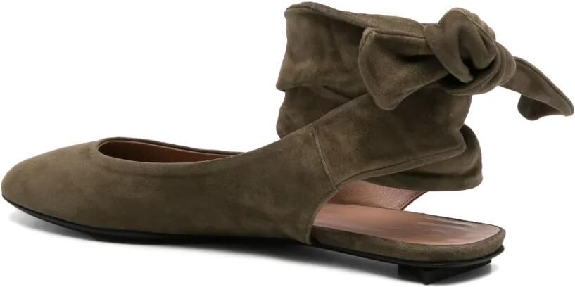 The Attico Cloe pumps met striksluiting Groen - Foto 4