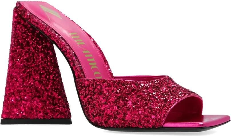 The Attico Devon muiltjes met glitter Roze - Foto 4