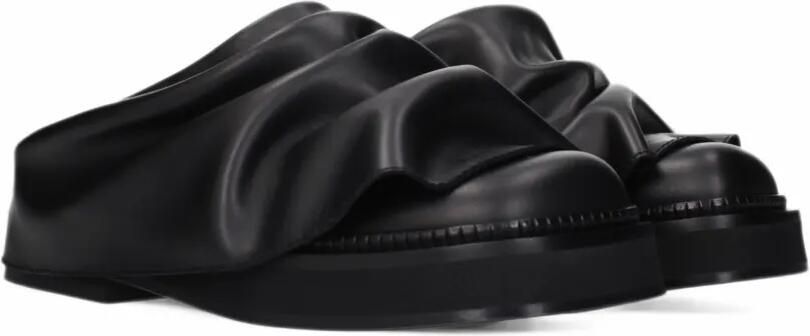The Attico draped leather mules Zwart - Foto 4