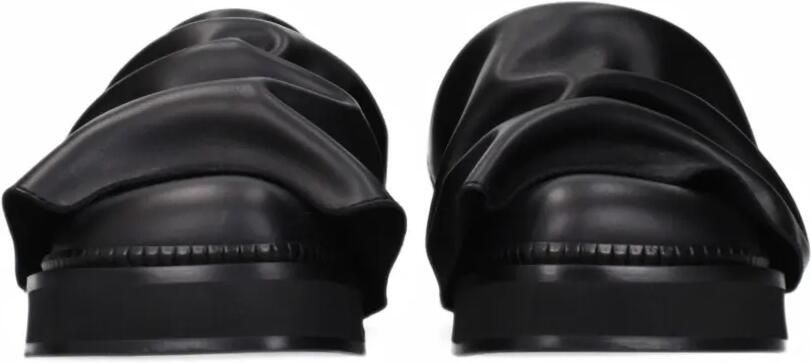 The Attico draped leather mules Zwart - Foto 2